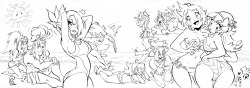 rafchu:  A big Wakfu artwork for one of Spunch