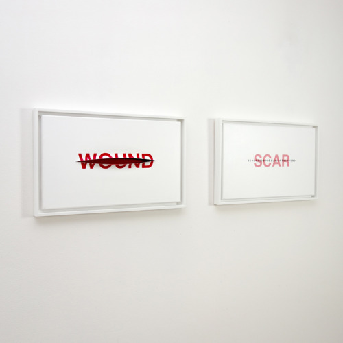 anatolknotek:  »wound« & »scar« by anatol knotek homepage | tumblr | instagram | twitter 