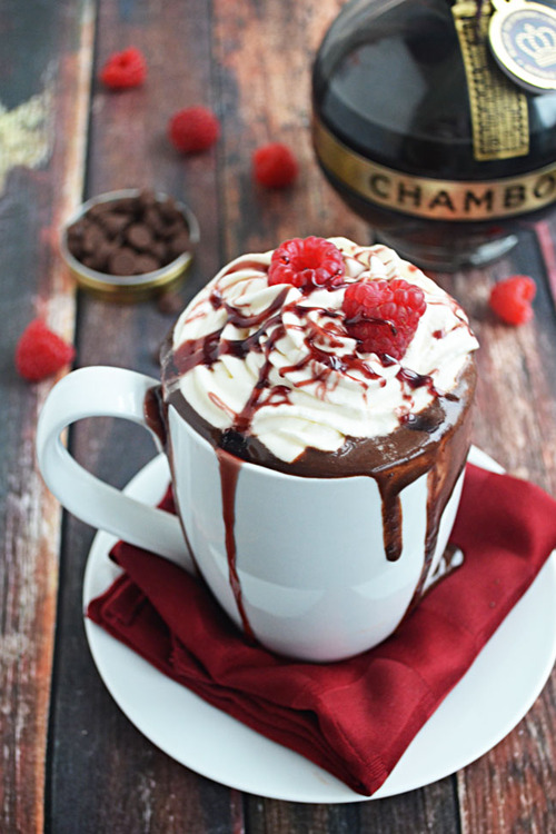 Porn photo plasmatics-life:  Boozy Raspberry Hot Chocolate