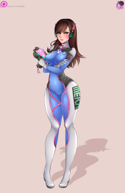 D.va From Overwatch For Thegamefreak &Amp;Lt;3 Glad I Could Draw Her, She’s One