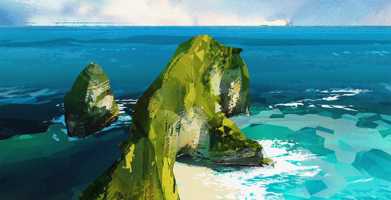eengvee: More 30/40 minutes landscape/background studies i’ve done with @alekina