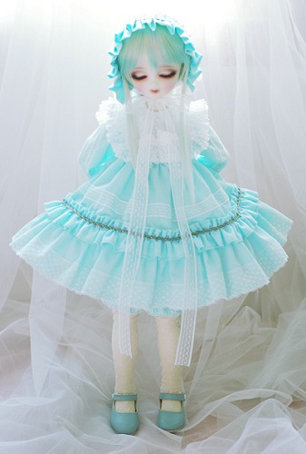 dollstowishfor:Mariage - &frac14; size Mint Sherbet SetIncludes one-piece dress,