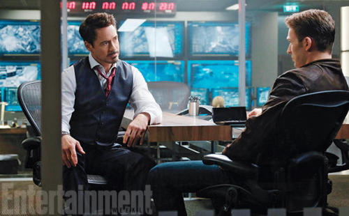 cairistiona7: luvindowney: Robert Downey Jr. on the politics of Iron Man in Captain America: Civil 