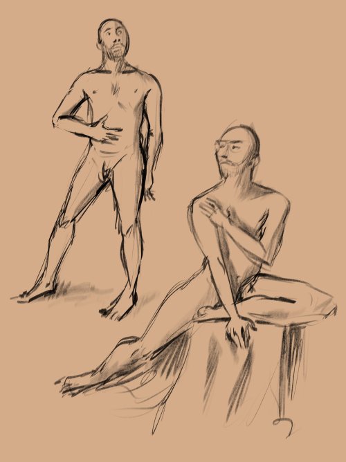 life drawing with figuredrawingclub on instagram