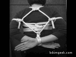 howtobdsm:  How to Tie a Modified Perls Chest Harness - KnottyBoys 