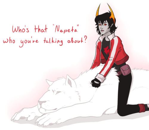 Keith as a troll and Red Lion as his lusus
