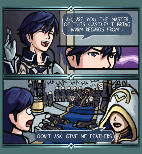 “Making Space” Another Fire Emblem Heroes comic with characters from Awakening.