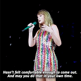 lovestory:Taylor’s speech about Pride Month at Rep Tour Chicago