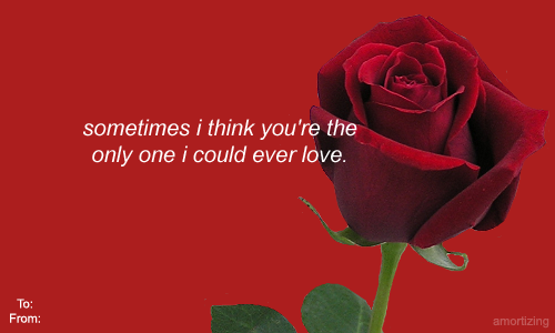 amortizing:But then I remember you don’t love me!