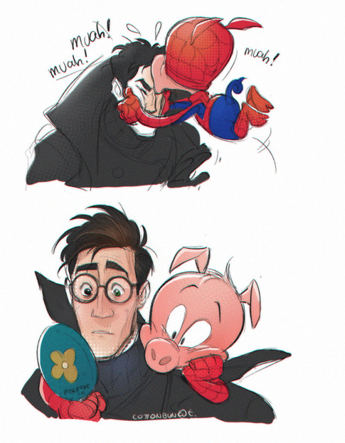 Ham is so silly. I adore this version of him.Multiverse best buds for sure. ( Please be so kind and 