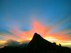 bojrk:  Sunrise at Kinabalu, Malaysia 