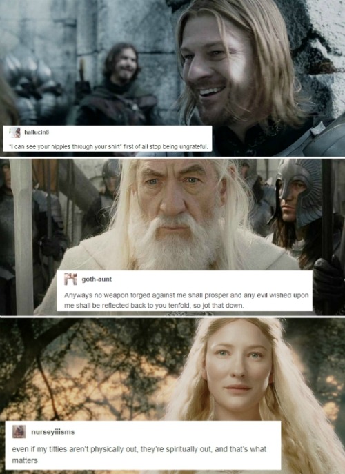 iwouldvebeendrake01: lord of the rings + text posts