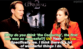 anjelia3:◆The “Patrick and Vera” show during ‘The Conjuring 2’ press tour. [Part 1]