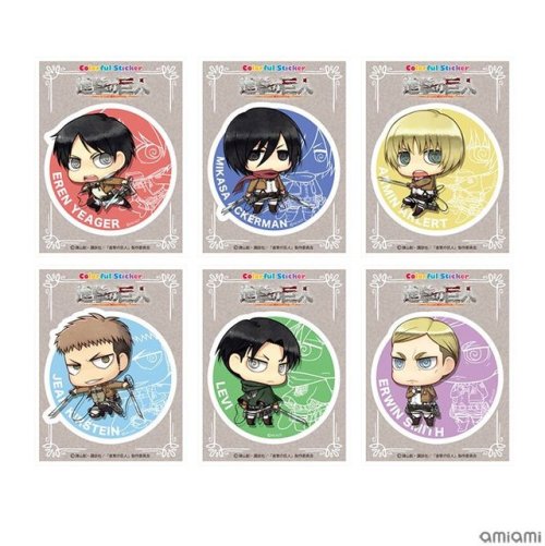 snkmerchandise: News: SnK Takara Tomy Arts Stickers, Mugs, Pouches, & Book Covers Original Release Date: September & October 2017Retail Price: Various (See below) Takara Tomy Arts will be releasing a variety of merchandise featuring Eren, Mikasa,