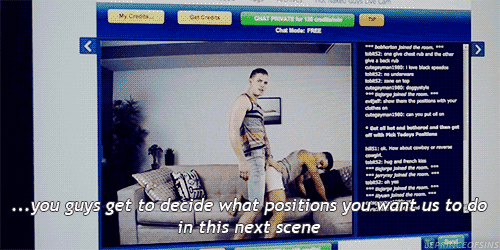 leprinceofsins:  Scotty Marx and Zane Porter taking requests at RandyBlue.com (xox)