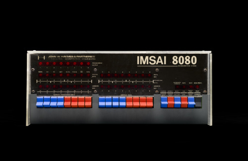 IMSAI 8080 Personal Computer Kit, 1975. USA. Powerhouse Museum, SydneyThe IMSAI 8080 had no keyboard