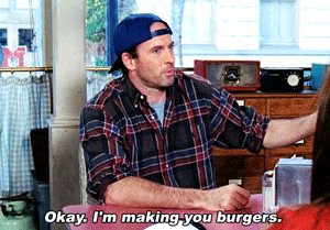 mrsgilmoredanes:My Favorite LL Scenes➥ lorelai flirting with luke + diner