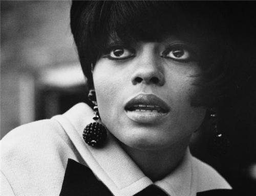 Diana Ross in London, 1960s - photo by Barrie Wentzell