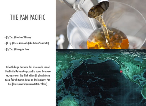 hardactofollow: The Pacific Rim Drink Series (Part 2)! Part 1’s focus was on the mighty jaeger