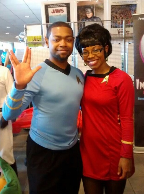 cosplayingwhileblack: Characters: Uhura and Spock Series: Star Trek SUBMISSION