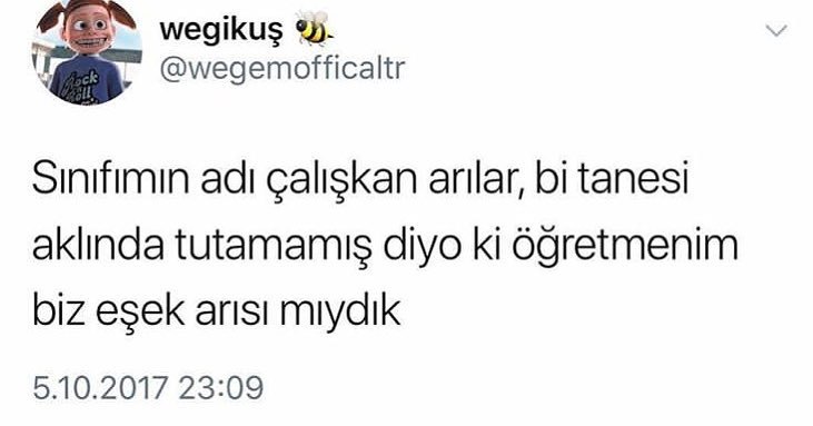 Sınıfımın adı çalışkan...