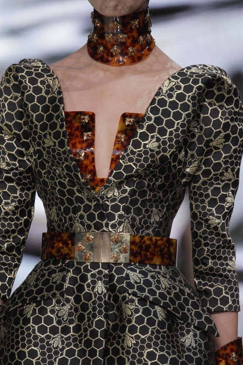 TIAN YI wearing ALEXANDER MCQUEEN SPRING 2013 READY-TO-WEAR