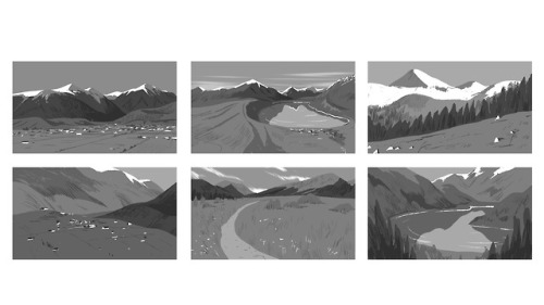 leilacourtillon: Some concepts I did last year for the short film Travel Oregon at Sun Creature&rsqu