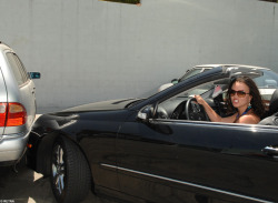 imaslave4u: Britney hitting a parked car