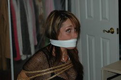 gagganator:A favorite fantasy of mine is having my partner tied and securely gagged in the next room while a party goes on in the other.  Our little secret.