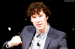 benedictdaily:  &ldquo;He can’t stop talking once he opens his mouth. It was