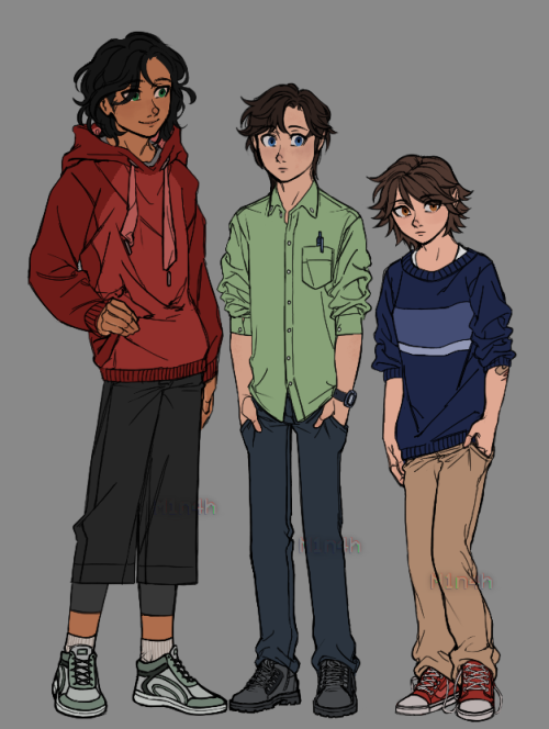 Redraw Of The Trio I Wanted To Do Since Last Year