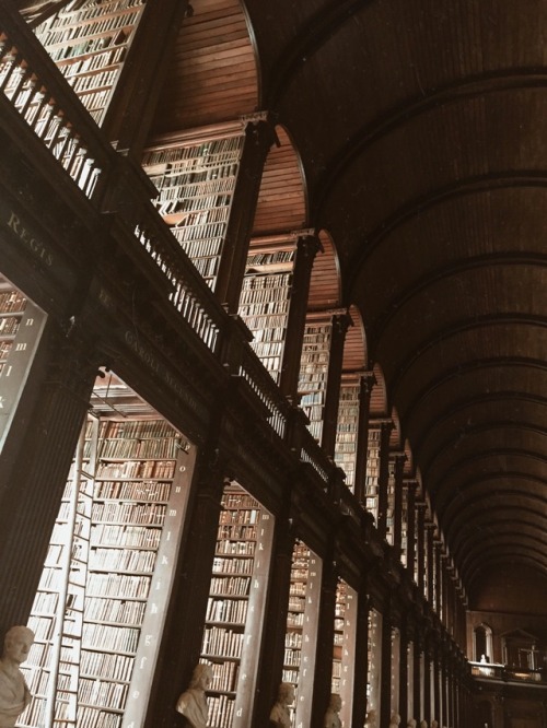 jonireadsbooks:Trinity College Library (Long Room)Dublin, Ireland