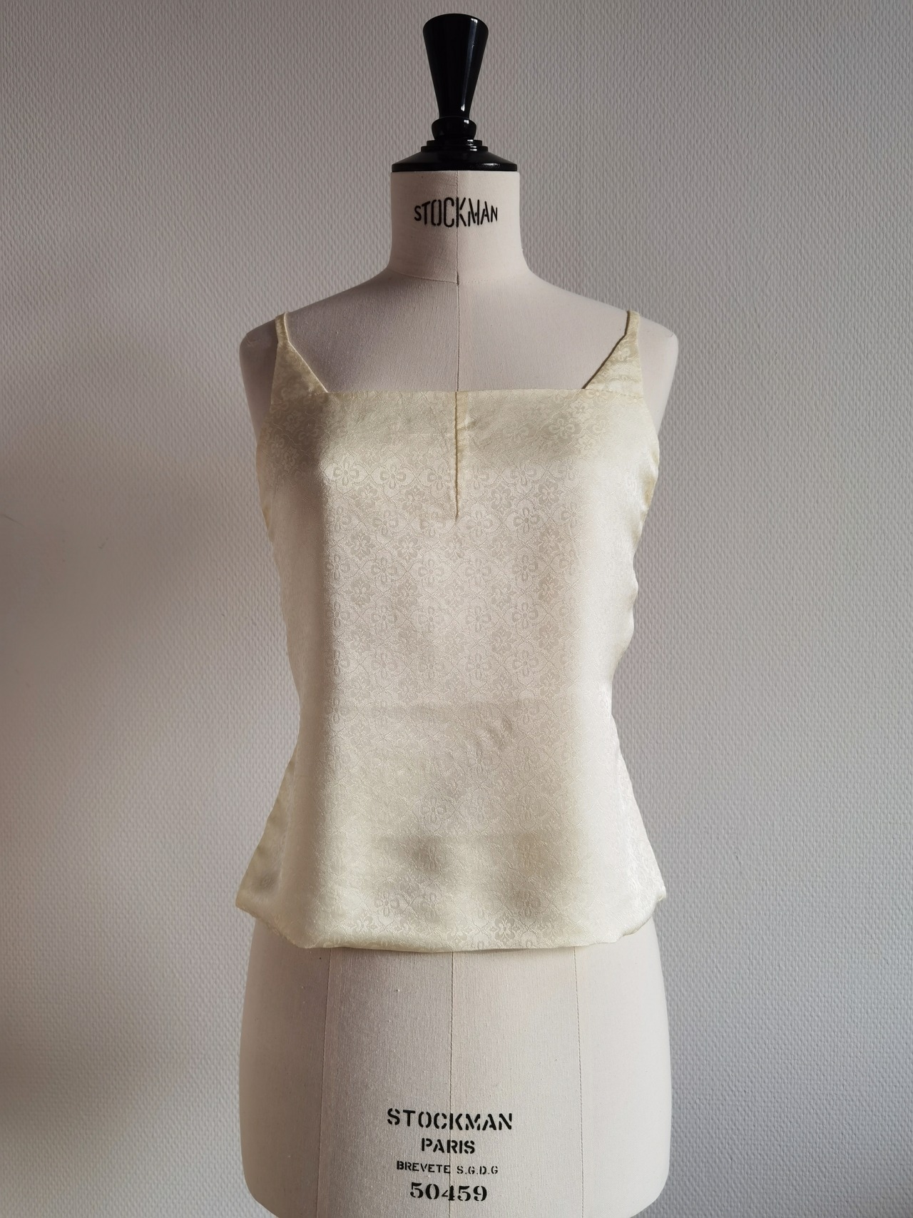 Never Worn Beige Farr West Camisole and Short Half Slip, Small, Fits 34  Inch Bust, 22 34 Waist, Made in USA, Polyester Shiny Fabric, VTG 
