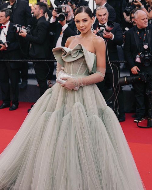 themakeupbrush:Loujain Adada at the 2022 Cannes Film Festival