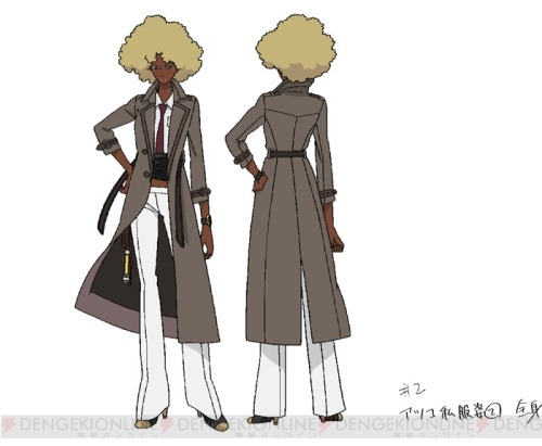 leseanthomas:  So difficult finding model sheets from his show. Hiroshi Shimizu (Character Designer/ Chief animation director) is a GENIUS! Michiko To Hatchin model sheets.  