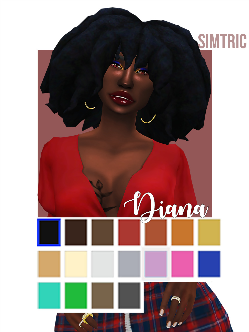 Maxis Match Cc World Simtric Diana Hat Compatible All Lods 18 - pin by diane roblox on sims 4 cc summer lipstick lipstick sims