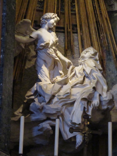 The Ecstasy of St Teresa, Bernini, Cornaro Chapel, Santa Maria della Vittoria, Rome, c.1647