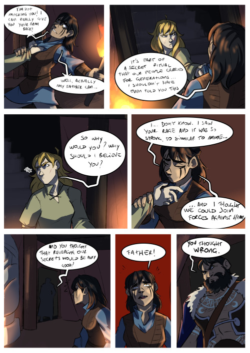 Here’s the first chapter of my webcomic Gjalda: unfortunately I can’t put all the pages here, you ca