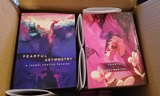 tigerzine:   They’re heeeeeeere! From the ashes of Tiger Bomb rises the completed run of Fearful Asymmetry!! 104 lbs of orange beef (and 12 pounds of miniature tiger) are ready to be shipped and caressed in your hot little hands! I’ll get started