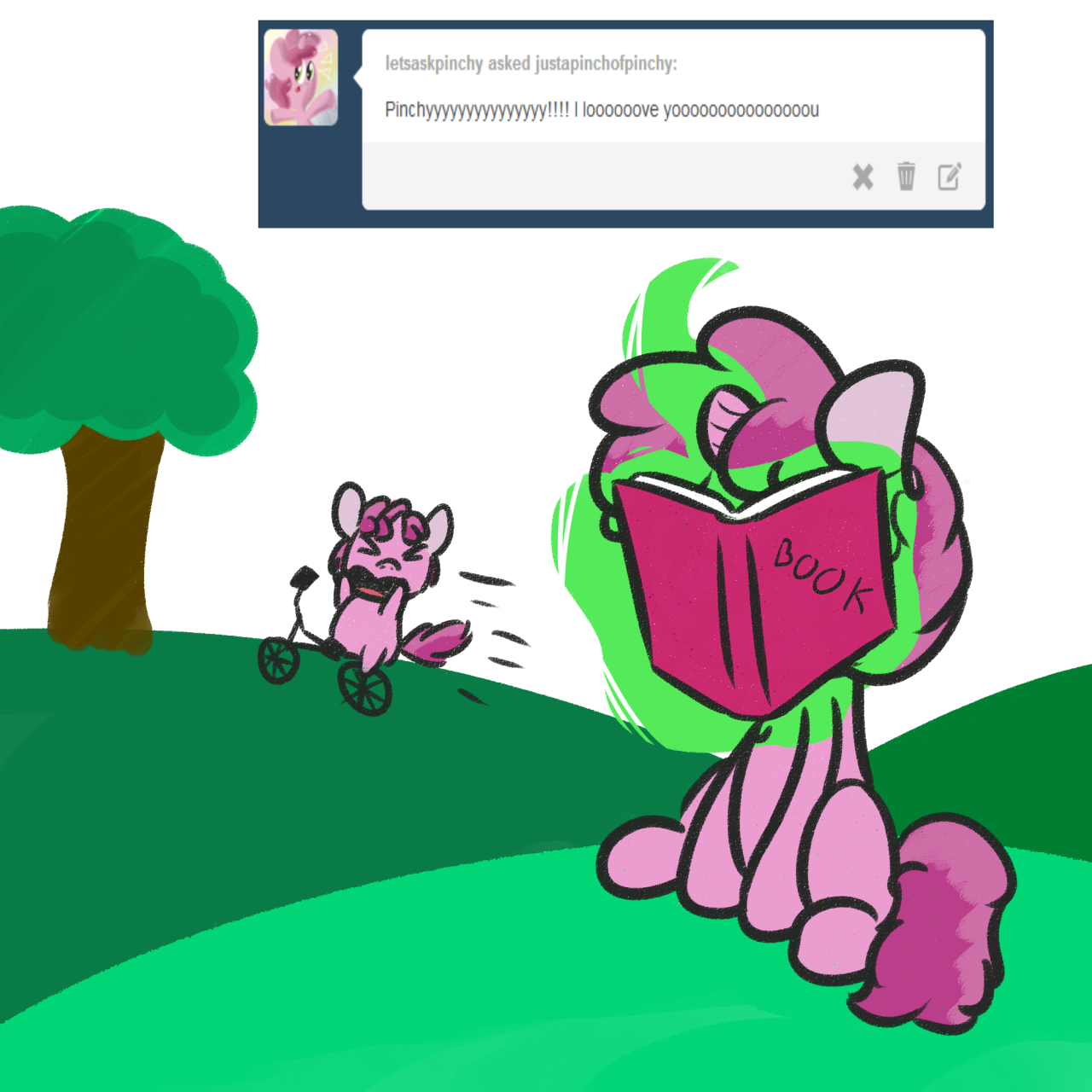 justapinchofpinchy:  Did Pinchy hear something?  x3