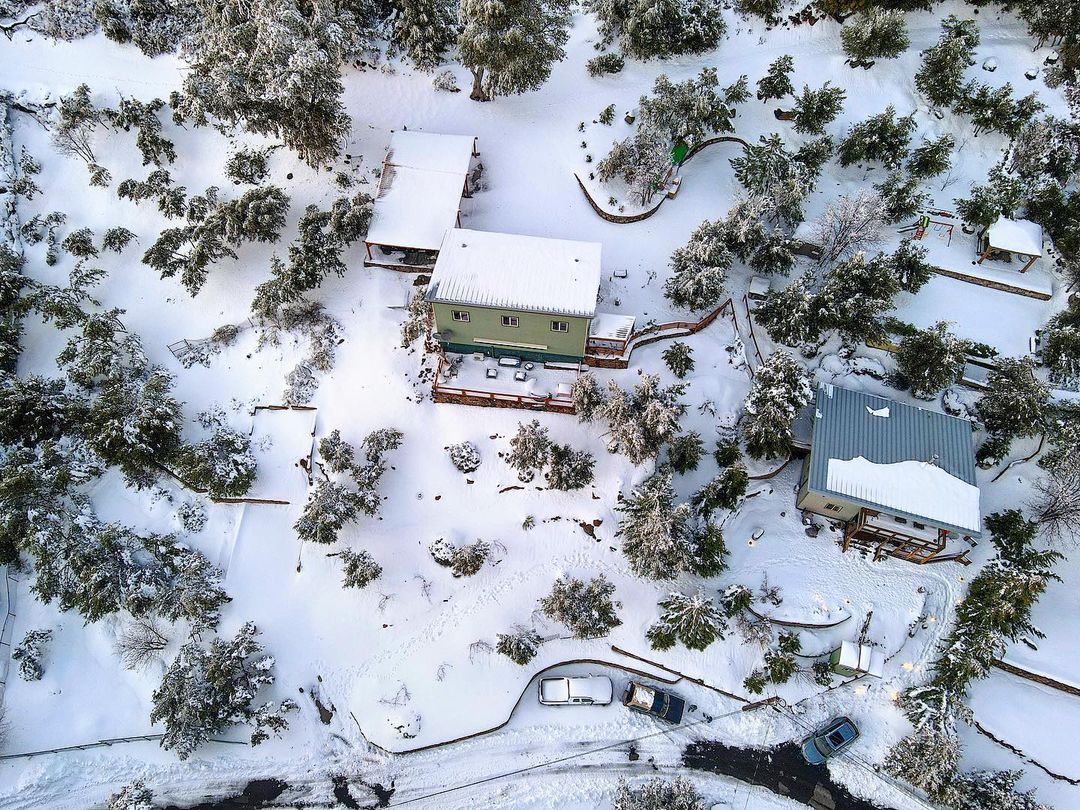 Where the ♥️ is. Still have a few big projects planned, but very happy with what’s become of our little chunk o’ land thus far. #cuyamaca #cuyamacaranchostatepark #lakecuyamaca #julian #discoverjulian #home #homeiswheretheheartis #tussle #dji...