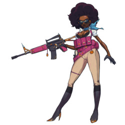 niwindustries:Another character reveal to be part of the Cerebrawl character vote. Introducing Mademoiselle Tireuse, AKA the Haute Tactique ™