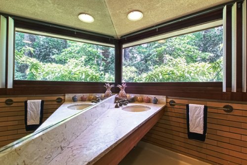 Andrew B. Cooke House, Virginia Beach, Virginia, Designed by Frank Lloyd Wright in 1953 and complete