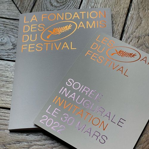 Identity for Cannes Festival 22 by Philippe Savoir, using Anaïs typeface.www.new-letters.de
