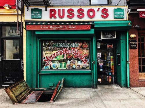 A rare gem in rapidly gentrifying New York. . . . #shoplocal #russos #italian #italy #newyorkcity #n