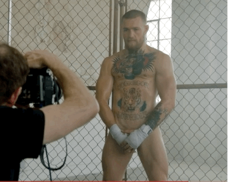 rugbyplayerandfan:  hairyathletes:  notdbd:  Irish fighter Conor McGregor gets naked