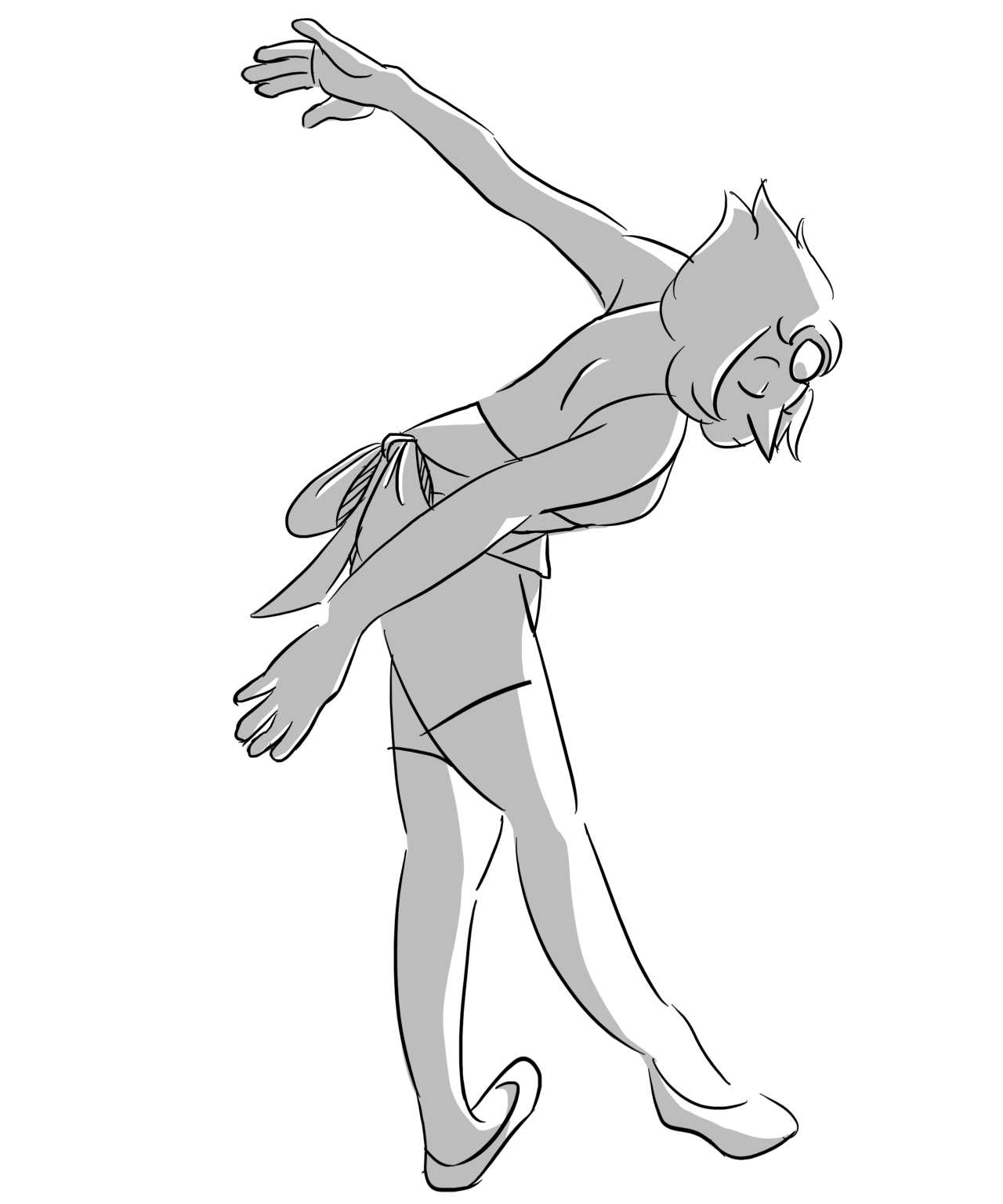 purranha:  i was doing some figure drawing and wanted to try rebecca sugar’s style