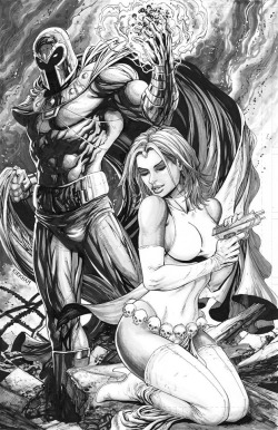 comicbookwomen:  Mystique and Magneto-Tyler Kirkham 