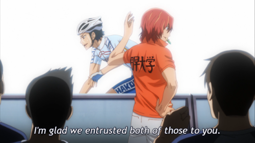 innanbakaandyowapedahell: This has got to be one of my new favourite moments in yowapeda just AHHHHH