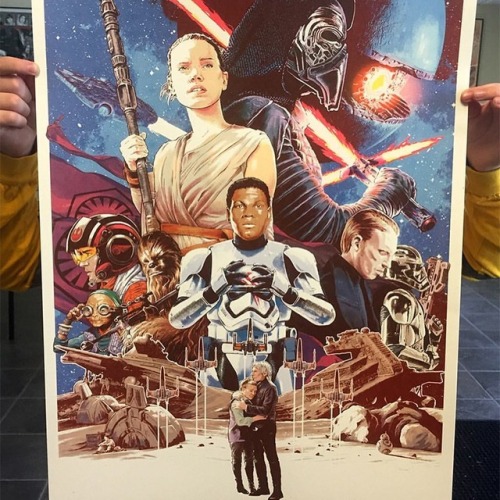 This Thursday, March 28th, I continue my STAR WARS print series with the beginning of the New Trilog